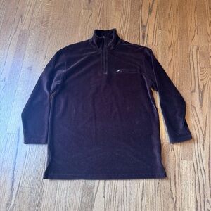 Jones Wear Sport Sweater Women’s small brown Corduroy‎ High Neck Quarter vintage